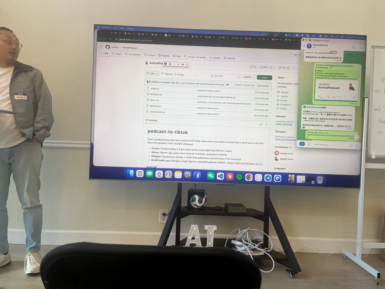 Podcast to TikTok Agent